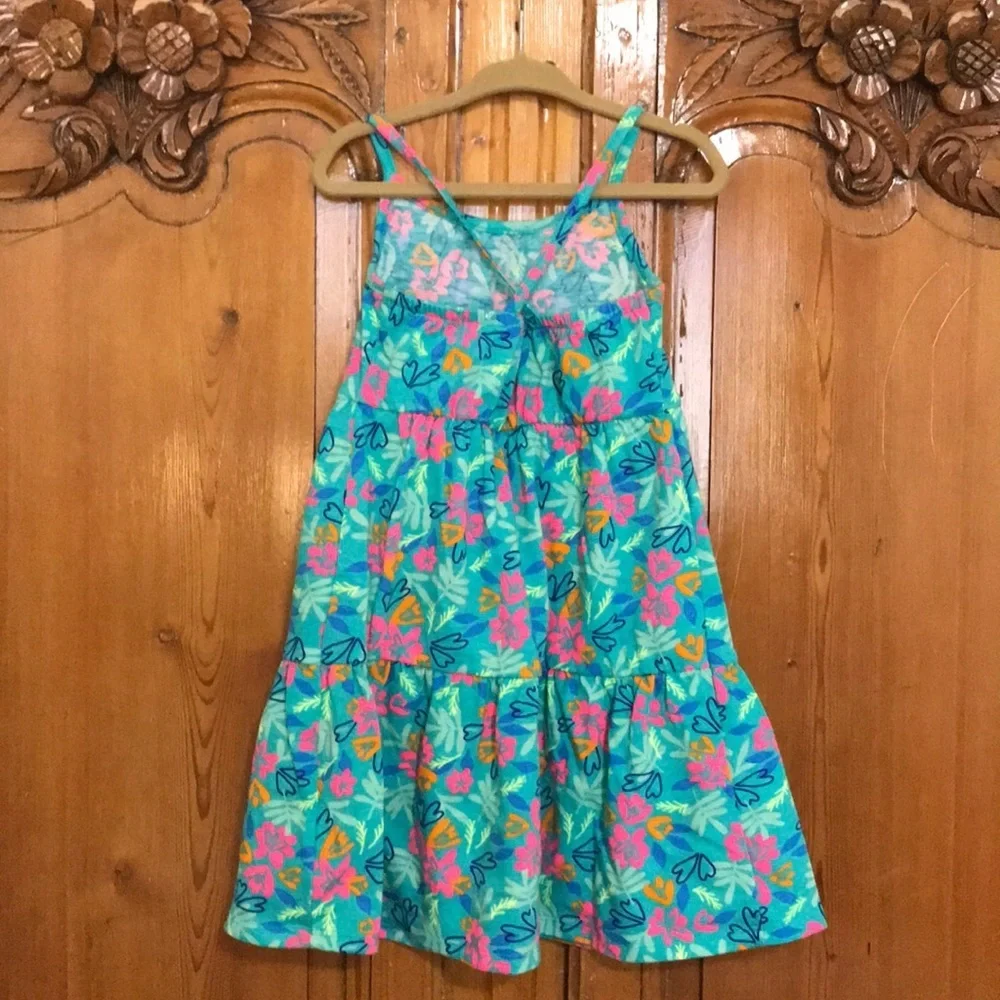 3/$20 Cat & Jack Bright Floral Print Fabric Dress